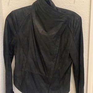 Lightly worn leather jacket